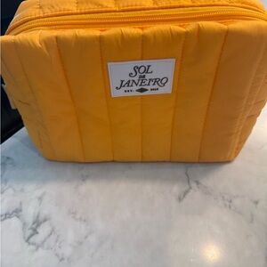 Sol de Janeiro Vibrant Orange Quilted Bag